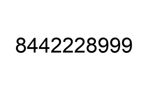 8442228999