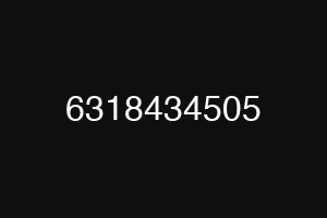 6318434505