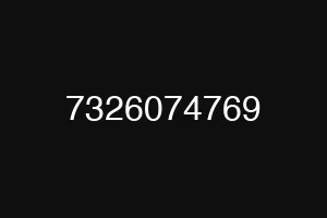 7326074769