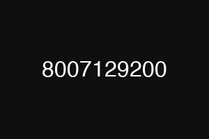 8007129200